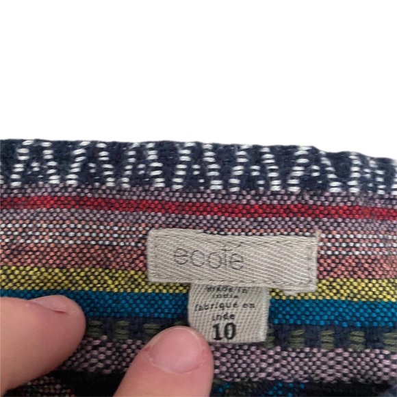 ecoté brand by urban outfitters tweed multicolor shorts - size 10 - Picture 3 of 4